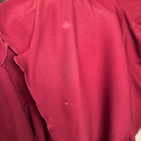 Vintage (90s) Per Seption Burgundy Beaded Evening Gown - Size Small - Picture 4 of 7